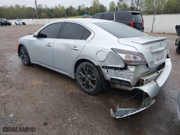 2014 Nissan Maxima 3.5 S with VIN 1N4AA5AP0EC482412, listed as a IAAI auction lot 41735418 with 182,830 mi miles. Bid and sale history available at carsss.com. Image 3.