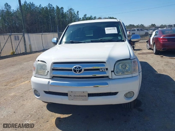 2005 Toyota Tundra SR5 with VIN 5TBET34145S486861, listed as a IAAI auction lot 41689398 with 337,043 mi miles. Bid and sale history available at carsss.com. Image 12.