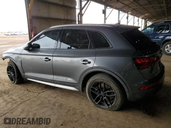 2018 Audi Q5 Premium with VIN WA1ANAFY8J2126616, listed as a Copart auction lot 48768995 with 78,610 mi miles and Salvage Title. Bid and sale history available at DreamBid. Image 2.
