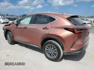 2025 Lexus NX 350 Premium with VIN 2T2GGCEZ6SC076703, listed as a Copart auction lot 54664795 with 4,188 mi miles and Salvage title. Bid and sale history available at DreamBid. Image 2.