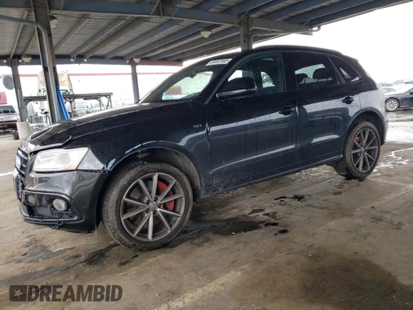 2017 Audi SQ5 Premium Plus with VIN WA1CCAFPXHA048443, listed as a Copart auction lot 49302965 with 146,297 mi miles and Salvage title. Bid and sale history available at DreamBid. Image 1.