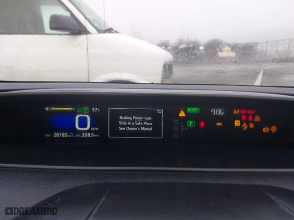 2020 Toyota Prius Prime LE with VIN JTDKARFP6L3149742, listed as a IAAI auction lot 41279506 with 28,185 mi miles. Bid and sale history available at carsss.com. Image 7.