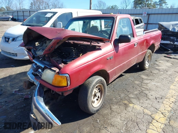 1997 Ford Ranger XLT with VIN 1FTCR10A5VTA45443, listed as a IAAI auction lot 41696416 with 323,855 mi miles. Bid and sale history available at carsss.com. Image 16.