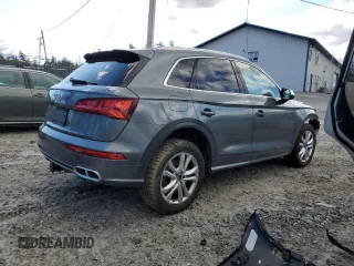 2018 Audi SQ5 Premium Plus with VIN WA1A4AFY2J2217531, listed as a Copart auction lot 50592824 with 44,219 mi miles and Salvage Title. Bid and sale history available at DreamBid. Image 3.
