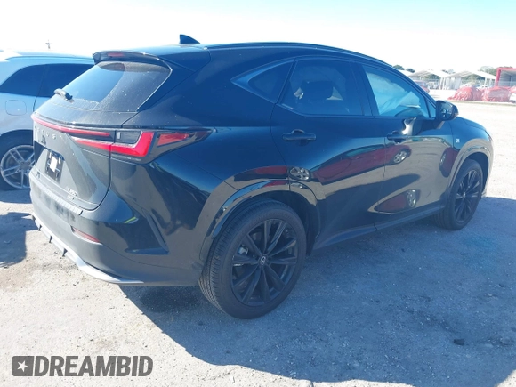 2022 Lexus NX with VIN JTJKGCEZ5N2001067, listed as a IAAI auction lot 41429124 with 35,440 mi miles. Bid and sale history available at carsss.com. Image 4.