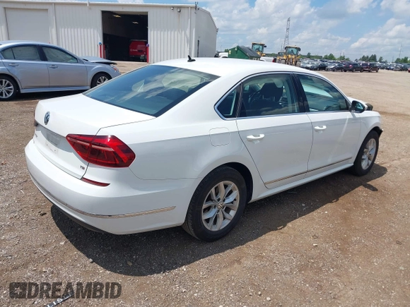 2017 Volkswagen Passat S with VIN 1VWAT7A30HC016932, listed as a IAAI auction lot 42611874 with 100,959 mi miles and . Bid and sale history available at DreamBid. Image 4.