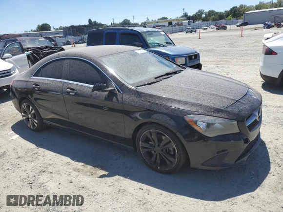 2014 Mercedes-Benz CLA 250 with VIN WDDSJ4EB2EN051698, listed as a Copart auction lot 61304194 with 3,740 mi miles and Clean title. Bid and sale history available at DreamBid. Image 4.