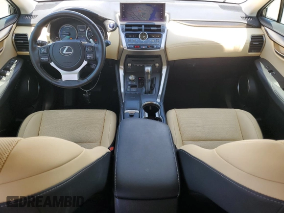 2021 Lexus NX 300h with VIN JTJGJRDZ8M5012895, listed as a Copart auction lot 62593635 with 41,210 mi miles and Salvage title. Bid and sale history available at DreamBid. Image 8.