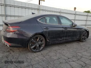 2023 Genesis G70 2.0T with VIN KMTG34TA5PU124271, listed as a Copart auction lot 82690964 with 8,844 mi miles and Salvage Title. Bid and sale history available at DreamBid. Image 3.