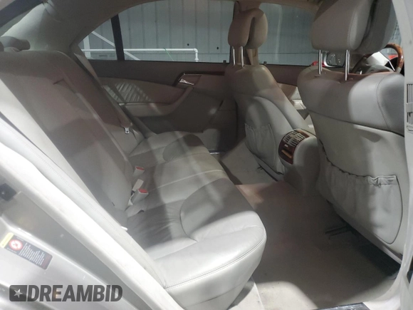 2004 Mercedes-Benz S-Class 5.0L with VIN WDBNG84J54A387825, listed as a Copart auction lot 45894265 with 0 mi miles and Salvage Title. Bid and sale history available at carsss.com. Image 10.