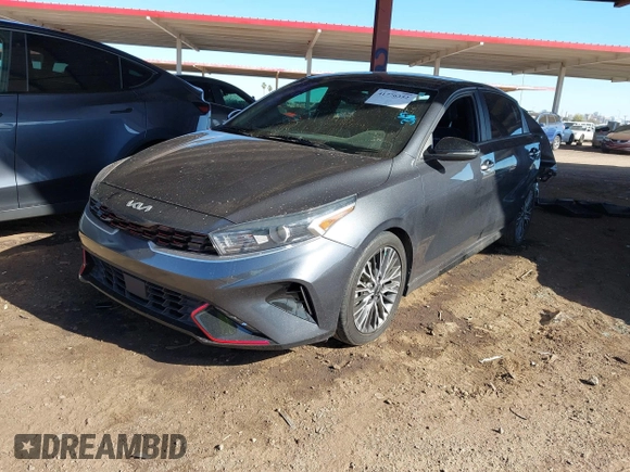 2023 Kia Forte GT-Line with VIN 3KPF54AD0PE519040, listed as a IAAI auction lot 41776352 with 31,304 mi miles. Bid and sale history available at carsss.com. Image 2.