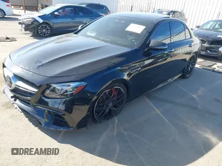 2020 Mercedes-Benz E-Class AMG E 63 S with VIN WDDZF8KB0LA750201, listed as a IAAI auction lot 41266357 with 55,876 mi miles. Bid and sale history available at carsss.com. Image 17.