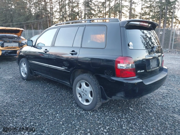 2007 Toyota Highlander w/3rd Row with VIN JTEEP21A970208646, listed as a IAAI auction lot 41356731 with 225,189 mi miles. Bid and sale history available at carsss.com. Image 3.