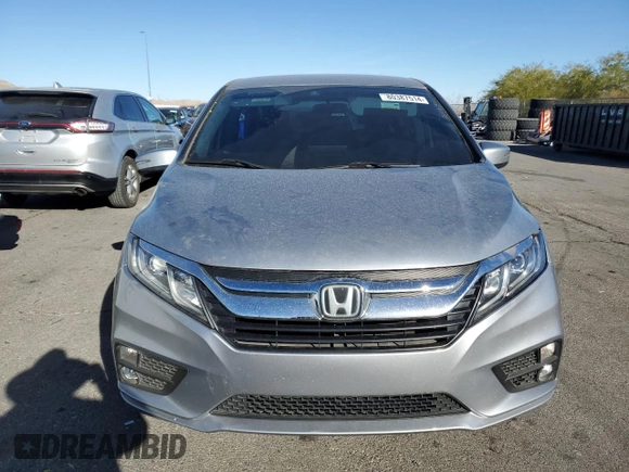 2019 Honda Odyssey EX с VIN 5FNRL6H55KB131818, выставлен на аукционе Copart как лот 80387514 с пробегом 61 264 миль миль и Списание • Salvage title. История ставок и продаж доступна на DreamBid. Изображение 5.