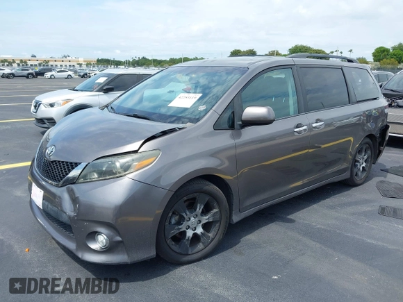 2015 Toyota Sienna SE with VIN 5TDXK3DC2FS552698, listed as a IAAI auction lot 42253119 with 110,710 mi miles and . Bid and sale history available at DreamBid. Image 17.