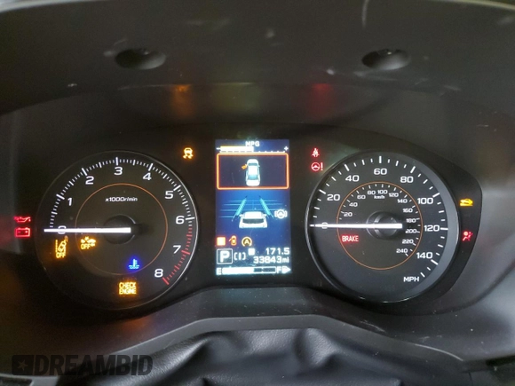 2023 Subaru Crosstrek with VIN JF2GTABC2PH207554, listed as a Copart auction lot 47368105 with 33,843 mi miles and Salvage title. Bid and sale history available at DreamBid. Image 9.