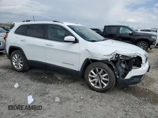 2016 Jeep Cherokee Limited with VIN 1C4PJMDS8GW106153, listed as a Copart auction lot 55576545 with 129,836 mi miles and Salvage title. Bid and sale history available at DreamBid. Image 4.