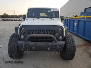 2017 Jeep Wrangler Unlimited Sport with VIN 1C4BJWDG8HL557698, listed as a Copart auction lot 61863415 with 94,335 mi miles and Salvage title. Bid and sale history available at DreamBid. Image 5.