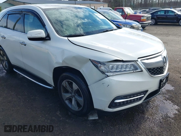 2014 Acura MDX with VIN 5FRYD3H22EB013340, listed as a IAAI auction lot 41709170 with 166,309 mi miles and . Bid and sale history available at DreamBid. Image 6.
