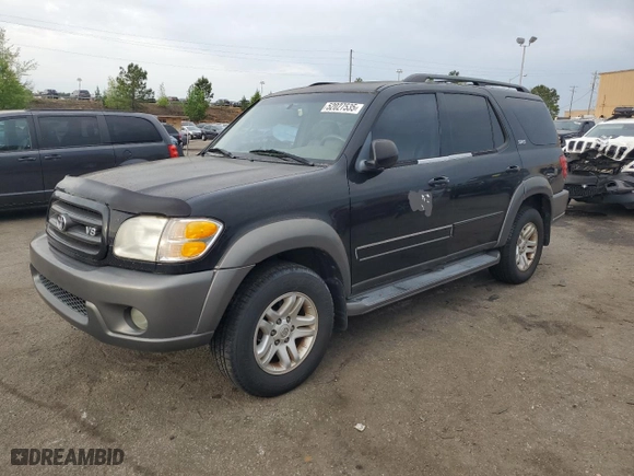 2004 Toyota Sequoia SR5 with VIN 5TDZT34A14S228353, listed as a Copart auction lot 52027535 with 266,889 mi miles and Clean Title. Bid and sale history available at carsss.com. Image 1.
