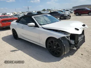 2023 BMW 4 Series 430i with VIN WBA23AT02PCL26020, listed as a Copart auction lot 73504904 with 12,049 mi miles and Salvage Title. Bid and sale history available at carsss.com. Image 4.