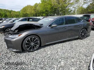 2022 Lexus LS z VIN JTHG5LGF5N5010463, wystawiony jako Copart lot #56754505 z przebiegiem 31 473 mil mil oraz Szkoda całkowita • Salvage title. Historia ofert i sprzedaży dostępna na DreamBid. Obrazek 1.
