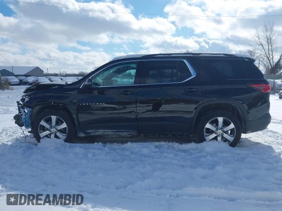 2023 Chevrolet Traverse LT Leather with VIN 1GNEVHKW0PJ154971, listed as a IAAI auction lot 41571315 with 14,202 mi miles. Bid and sale history available at carsss.com. Image 14.
