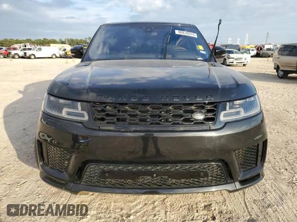 2019 Land Rover Range Rover Sport HST with VIN SALWS2SU6KA868560, listed as a Copart auction lot 80838074 with 57,030 mi miles and Salvage title. Bid and sale history available at DreamBid. Image 5.