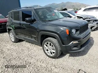 2017 Jeep Renegade Latitude with VIN ZACCJBBB7HPG57002, listed as a Copart auction lot 58260455 with 117,053 mi miles and Salvage title. Bid and sale history available at DreamBid. Image 13.