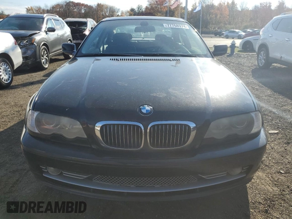 2002 BMW 3 Series 330Ci with VIN WBABN53442JU28198, listed as a Copart auction lot 77768974 with 153,259 mi miles and Clean Title. Bid and sale history available at DreamBid. Image 5.