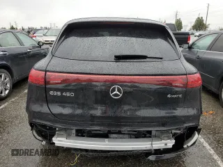 2023 Mercedes-Benz EQS with VIN 4JGDM2EB7PA024100, listed as a Copart auction lot 43648184 with 11,833 mi miles and Salvage Title. Bid and sale history available at carsss.com. Image 6.