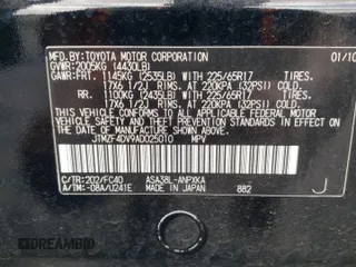 2010 Toyota RAV4 with VIN JTMZF4DV9AD025010, listed as a Copart auction lot 61625055 with 173,213 mi miles and Salvage title. Bid and sale history available at DreamBid. Image 13.