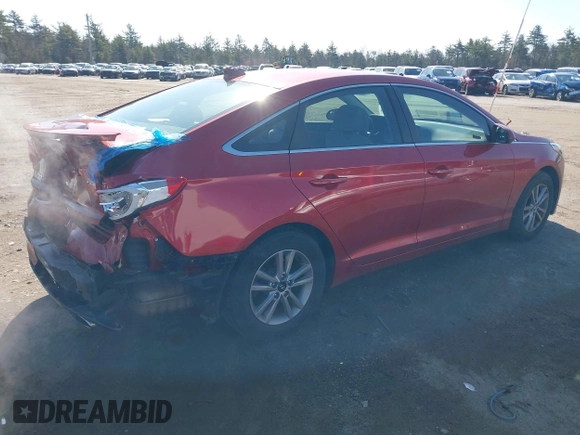 2017 Hyundai Sonata SE with VIN 5NPE24AF2HH491793, listed as a IAAI auction lot 41994315 with 160,420 mi miles and . Bid and sale history available at DreamBid. Image 4.