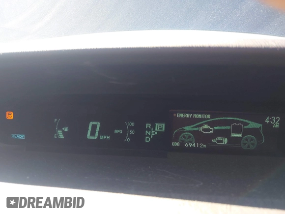 2010 Toyota Prius II with VIN JTDKN3DU0A1301288, listed as a IAAI auction lot 41862462 with 69,412 mi miles and . Bid and sale history available at DreamBid. Image 7.