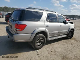 2006 Toyota Sequoia SR5 with VIN 5TDZT34A26S271148, listed as a Copart auction lot 44025255 with 186,363 mi miles and Salvage Title. Bid and sale history available at carsss.com. Image 3.