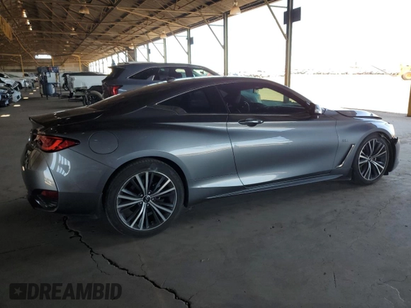 2020 Infiniti Q60 Luxe with VIN JN1EV7EK3LM340253, listed as a Copart auction lot 54211774 with 55,155 mi miles and Salvage Title. Bid and sale history available at carsss.com. Image 3.