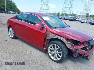 2013 Buick Regal GS with VIN 2G4GV5GVXD9241263, listed as a IAAI auction lot 42567850 with 87,053 mi miles and . Bid and sale history available at DreamBid. Image 1.