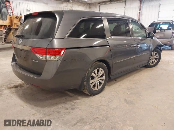 2016 Honda Odyssey SE with VIN 5FNRL5H38GB039652, listed as a IAAI auction lot 41985520 with Not Provided miles and . Bid and sale history available at DreamBid. Image 4.