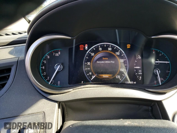 2016 Buick LaCrosse Premium II with VIN 1G4GF5G33GF179874, listed as a Copart auction lot 83434884 with 116,485 mi miles and Salvage Title. Bid and sale history available at carsss.com. Image 9.