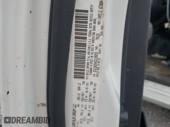 2012 Ram 1500 ST with VIN 3C6JD6DK0CG128253, listed as a Copart auction lot 57774485 with 210,804 mi miles and Clean title. Bid and sale history available at DreamBid. Image 12.