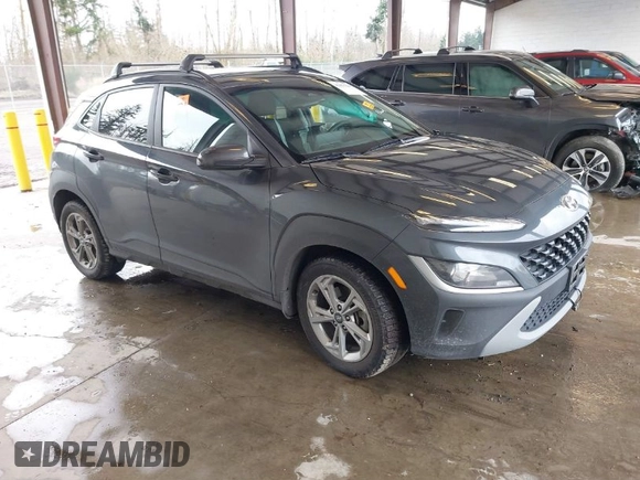 2022 Hyundai Kona SEL with VIN KM8K6CAB2NU857411, listed as a IAAI auction lot 41860564 with 29,199 mi miles and . Bid and sale history available at DreamBid. Image 1.