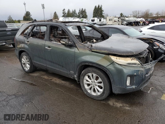 2014 Kia Sorento EX with VIN 5XYKUDA7XEG547150, listed as a Copart auction lot 42542245 with 0 mi miles and Salvage Title. Bid and sale history available at carsss.com. Image 4.