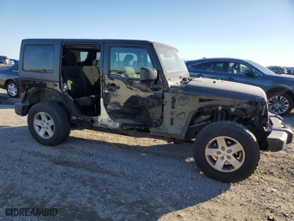 2018 Jeep Wrangler JK Unlimited Sport with VIN 1C4BJWDG2JL908806, listed as a Copart auction lot 84498924 with 157,837 mi miles and Salvage Title. Bid and sale history available at carsss.com. Image 4.