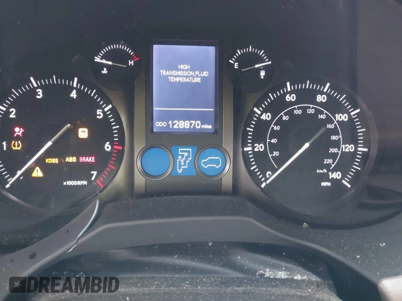 2014 Lexus GX 460 with VIN JTJBM7FX6E5073973, listed as a IAAI auction lot 41610332 with 128,870 mi miles. Bid and sale history available at carsss.com. Image 7.