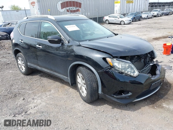 2015 Nissan Rogue SL with VIN 5N1AT2MV4FC854201, listed as a IAAI auction lot 42127639 with 146,760 mi miles and . Bid and sale history available at carsss.com. Image 1.