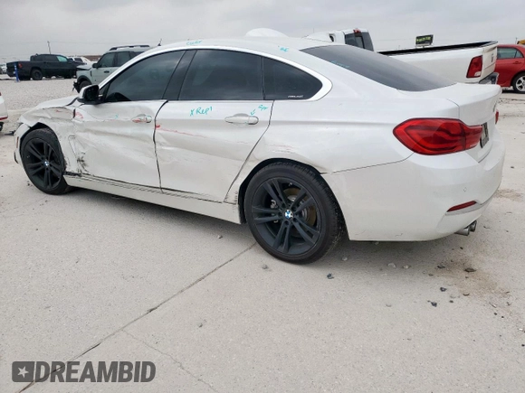 2019 BMW 4 Series 430i with VIN WBA4J1C55KBM18487, listed as a Copart auction lot 51509695 with 77,252 mi miles and Salvage Title. Bid and sale history available at carsss.com. Image 2.