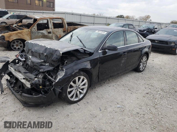 2013 Audi A4 Premium with VIN WAUAFAFL8DN050676, listed as a Copart auction lot 78617514 with 84,423 mi miles and Salvage Title. Bid and sale history available at carsss.com. Image 1.