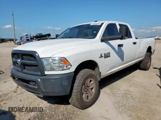 2018 Ram 2500 Tradesman z VIN 3C6UR5HLXJG364742, wystawiony jako Copart lot #59262555 z przebiegiem Nie podano mil oraz Czysty tytuł • Clean title. Historia ofert i sprzedaży dostępna na DreamBid. Obrazek 1.