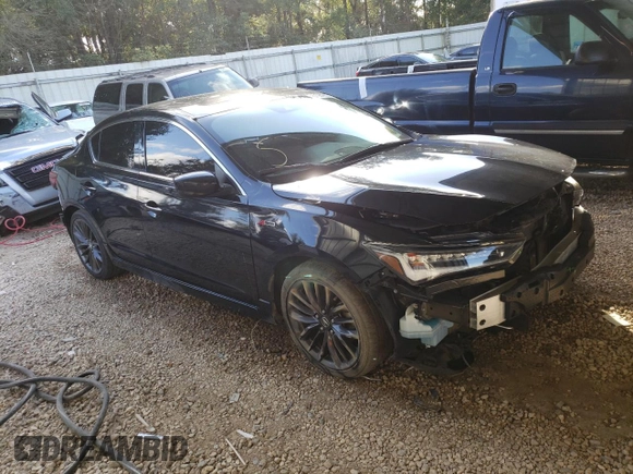 2019 Acura ILX w/Premium/A-Spec Pkg with VIN 19UDE2F82KA002424, listed as a Copart auction lot 69984232 with 50,809 mi miles. Bid and sale history available at carsss.com. Image 4.