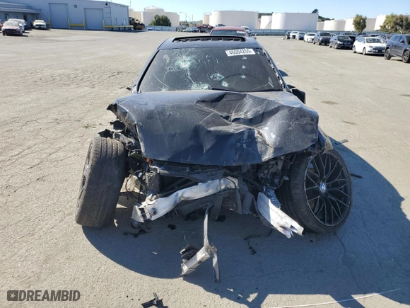 2017 BMW 4 Series 430i with VIN WBA4F7C5XHG437942, listed as a Copart auction lot 46504255 with 106,756 mi miles and Salvage Title. Bid and sale history available at carsss.com. Image 5.
